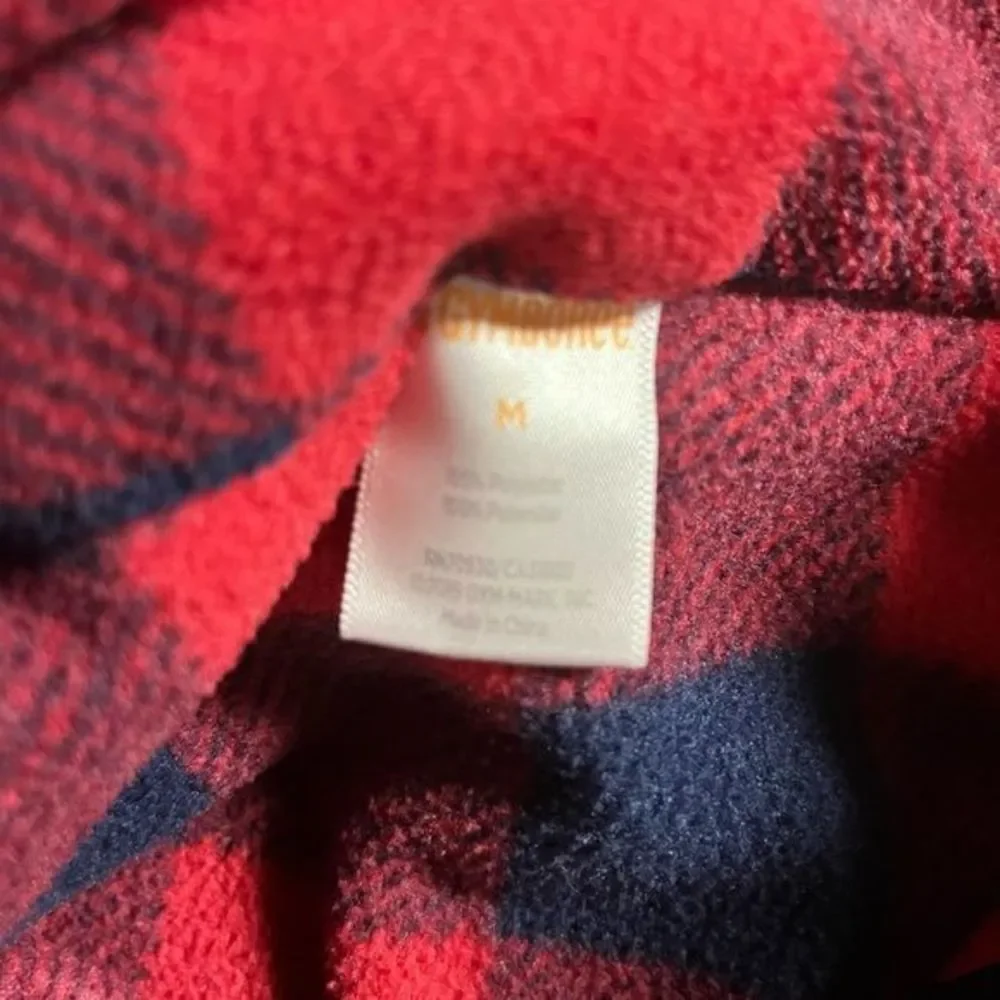 Gymboree size M kids red buffalo print‎ pullover